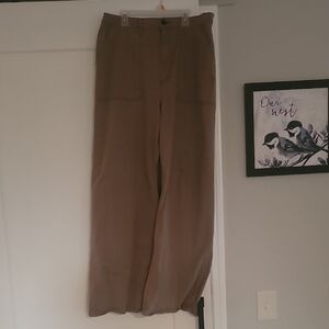 a.n.a Brown Wide Leg Pants Casual Comfort